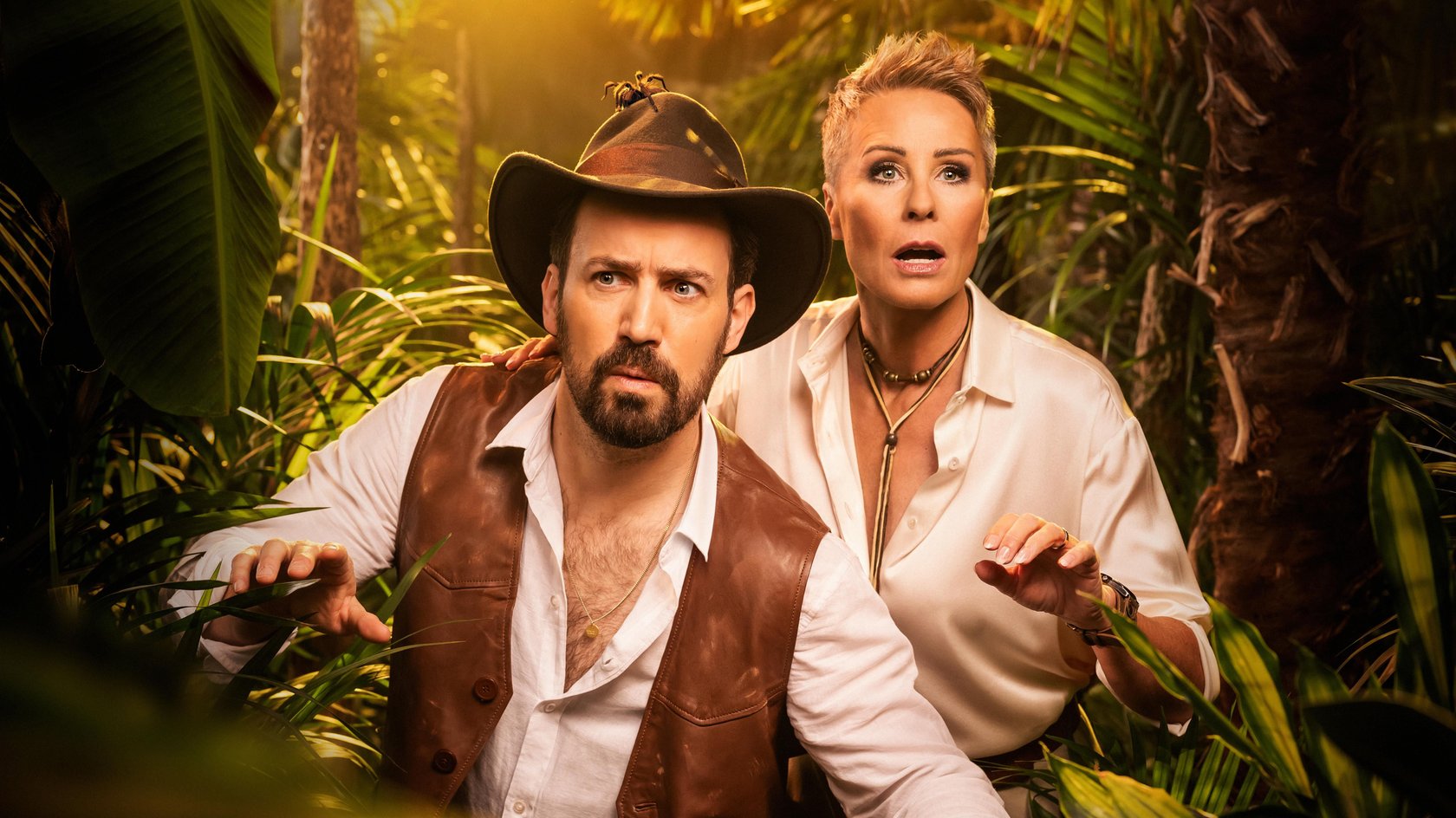 Sonja Zietlow und Jan Köppen rocken auch das „Sommer-Dschungelcamp“ als eingespieltes Moderations-Duo.