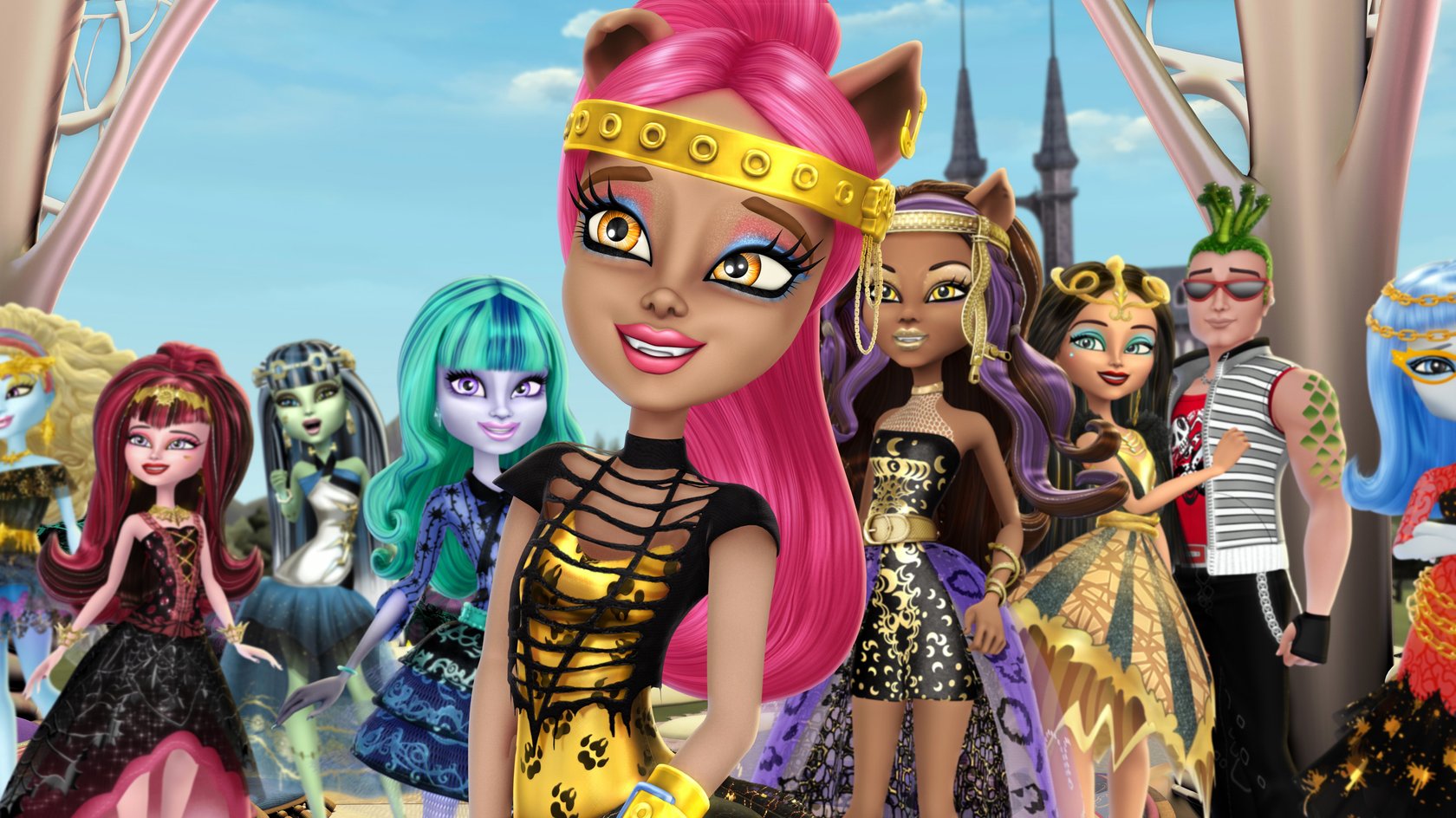 Die Monster-Freundinnen der „Monster High“ sind gemeinsam unschlagbar.
