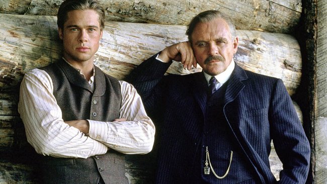 Colonel Ludlow (Anthony Hopkins) mit seinem Sohn Tristan (Brad Pitt).