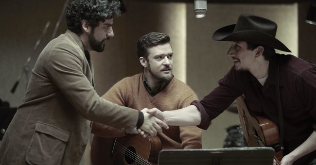 Oscar Isaac, Justin Timberlake und Adam Driver in „Inside Llewyn Davis“.