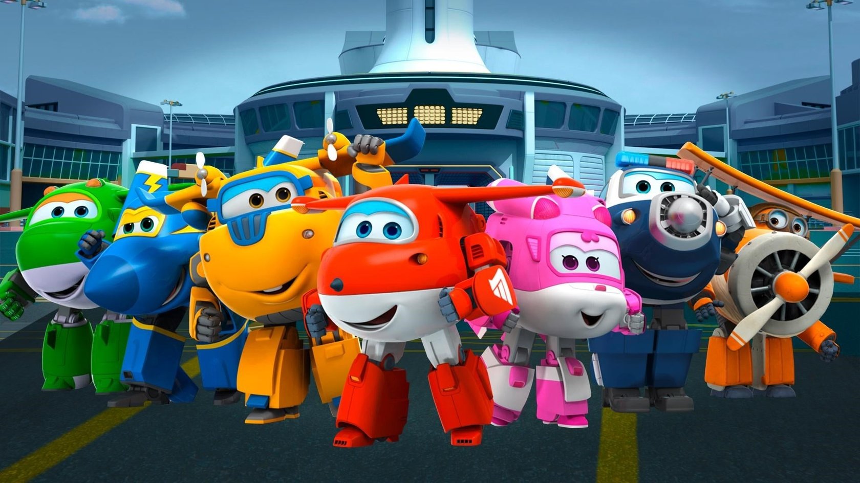Das ist die Truppe der „Super Wings“.