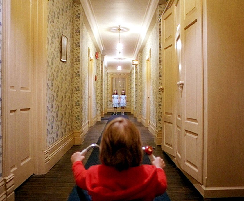 THE SHINING, Danny Lloyd, Lisa Burns, Louise Burns, 1980