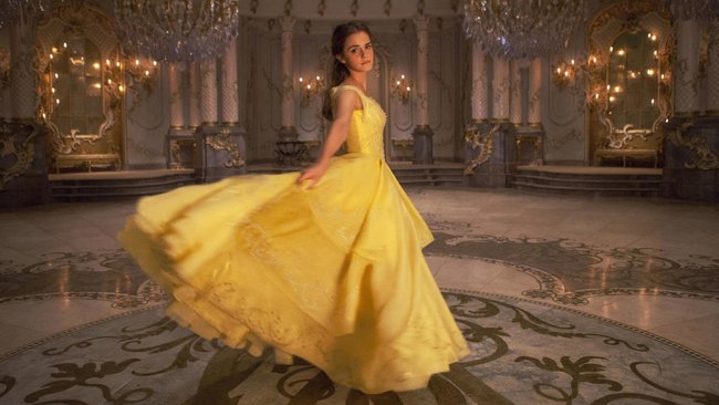 Die wunderschöne Belle im Schloss des Biest in der Verfilmung von 2017.