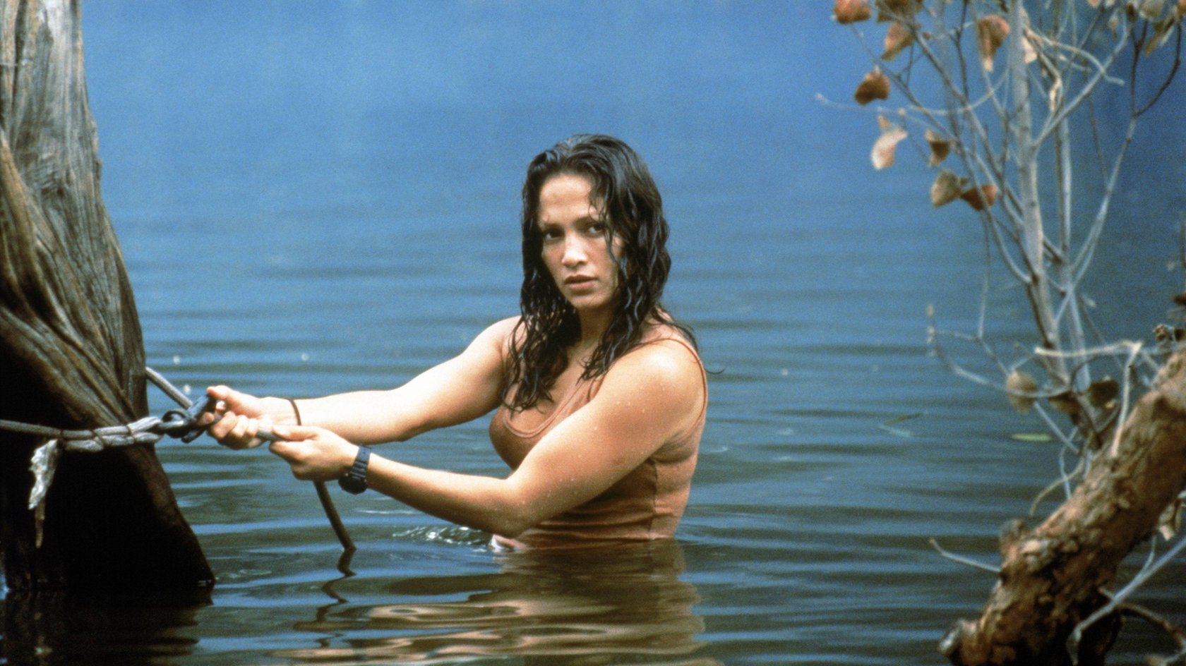 Filmemacherin Terri (Jennifer Lopez) im Dschungel.