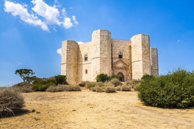 Das Castel del Monte im italienischen Apulien.