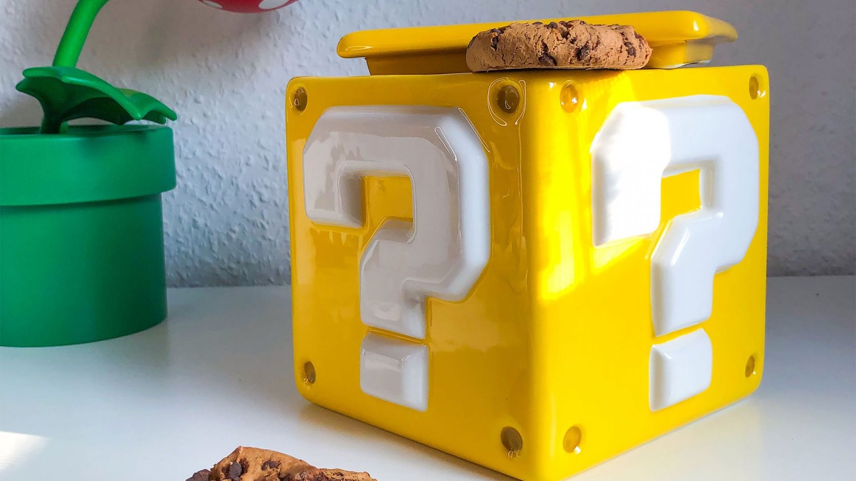 „Super Mario“-Fans werden ihre Freude an der Keksdose haben.