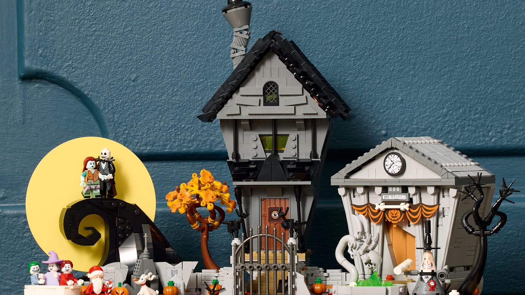 Mit dem LEGO-Set in Tim Burtons „Nightmare Before Christmas“-Welt abtauchen. 