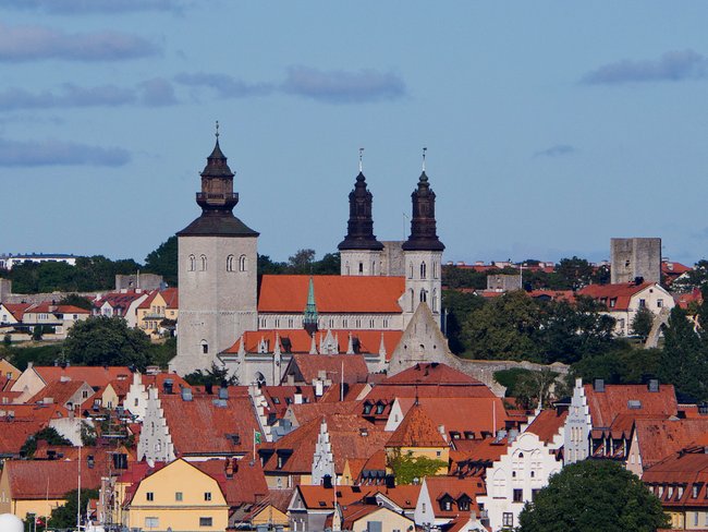 Die idyllische Altstadt vom schwedischen Visby.