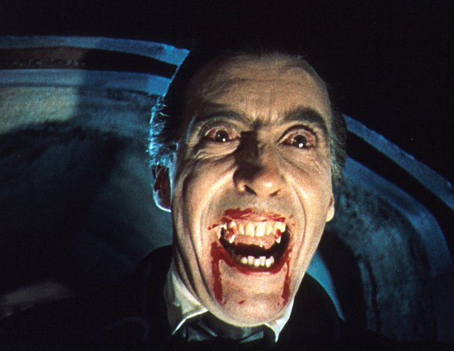 Christopher Lee schaffte mit „Dracula“ den Durchbruch.