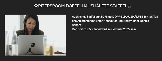 Minh-Khai Phan-Thi wird auch hinter den Kulissen für „Doppelhaushälfte“ Staffel 5 kreativ. Minh-Khai Phan-Thi wird auch hinter den Kulissen für „Doppelhaushälfte“ Staffel 5 kreativ.