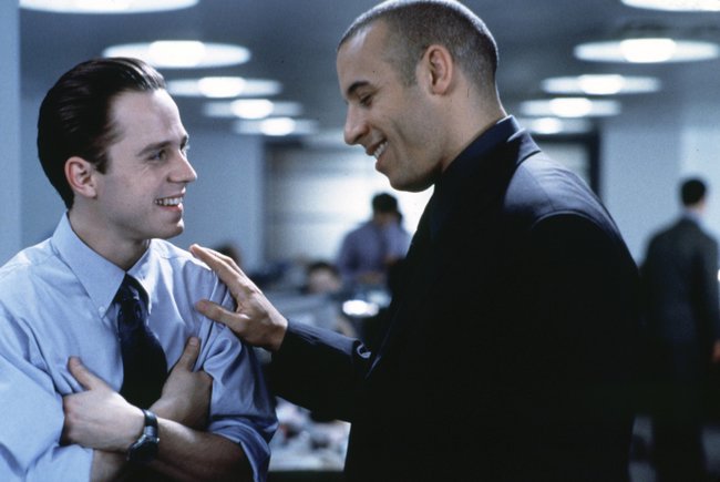 Börsenmakler Chris (Vin Diesel) zeigt Seth (Giovanni Ribisi) wo es langgeht.