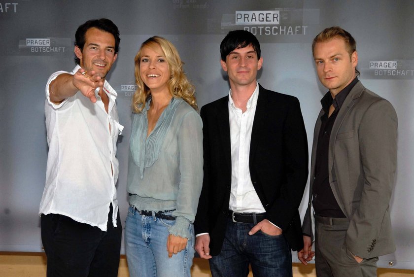 Hans-Werner Meyer, Anneke Kim, Christoph Bach, Hinnerk Schönemann Pressetermin von RTL zu ihren neuen Fernsehflim Prager Botschaft 