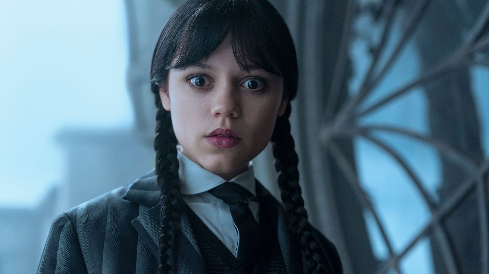 Wednesday. Jenna Ortega as Wednesday Addams in episode 202 of Wednesday. Cr. Jonathan Hession/Netflix © 2025