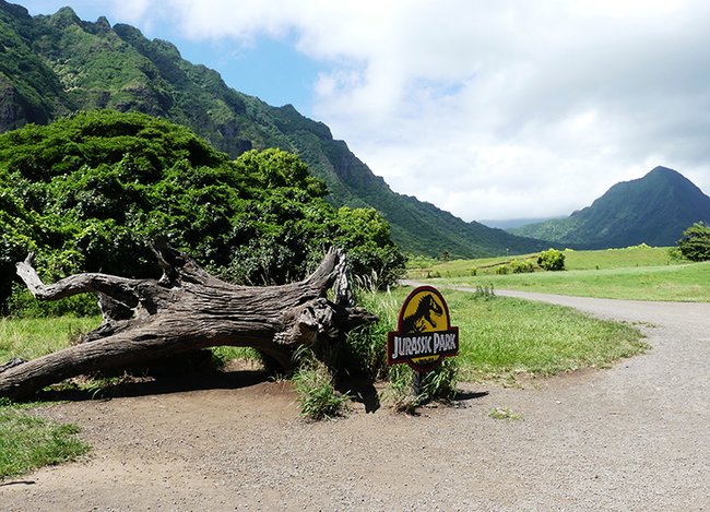 Die Kualoa Ranch auf der hawaiischen Insel O'ahu