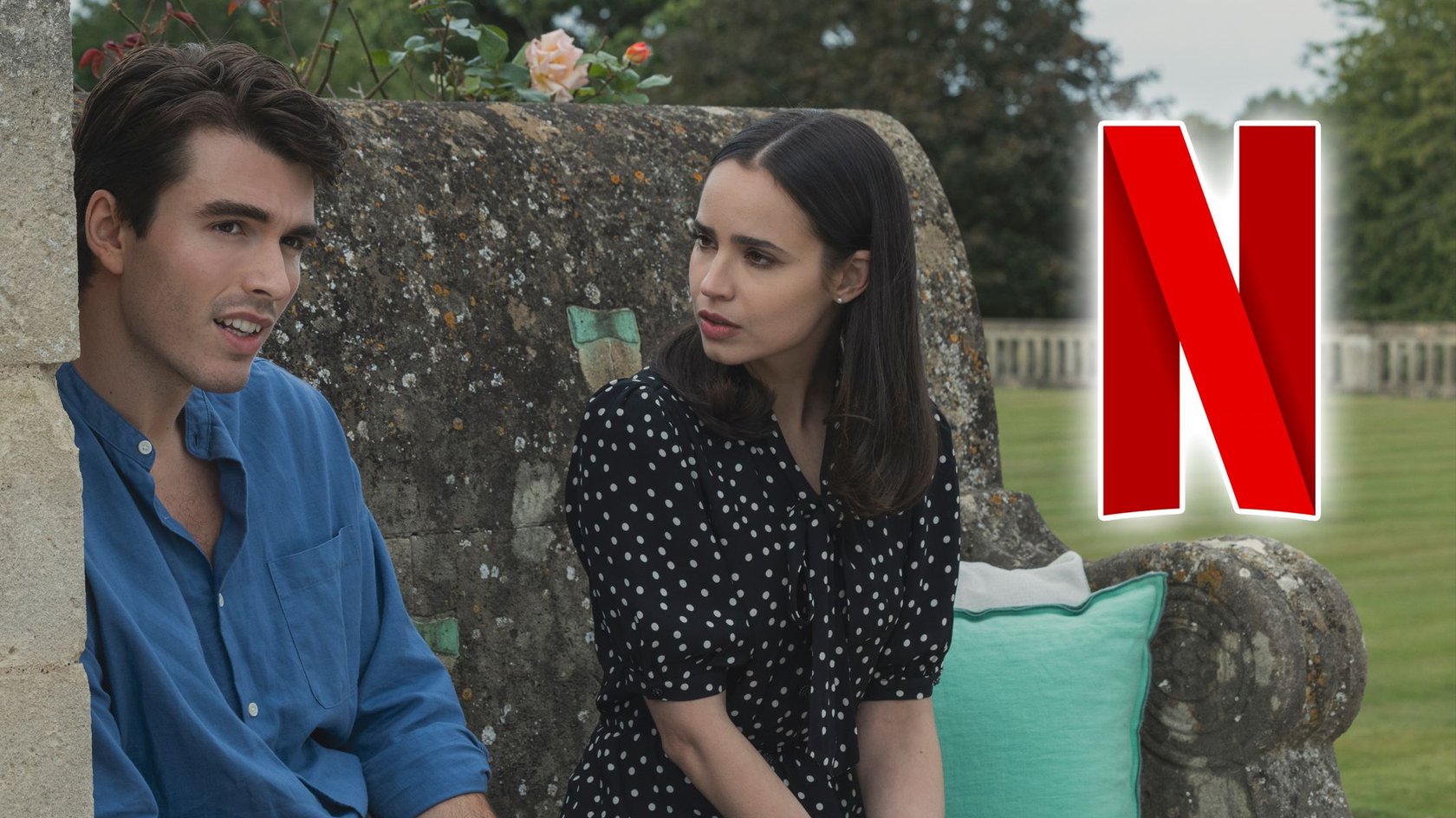 Sofia Carson und Corey Mylchreest im Film "My Oxford Year"