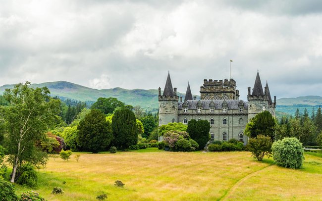 Inveraray Castle in Schottland.