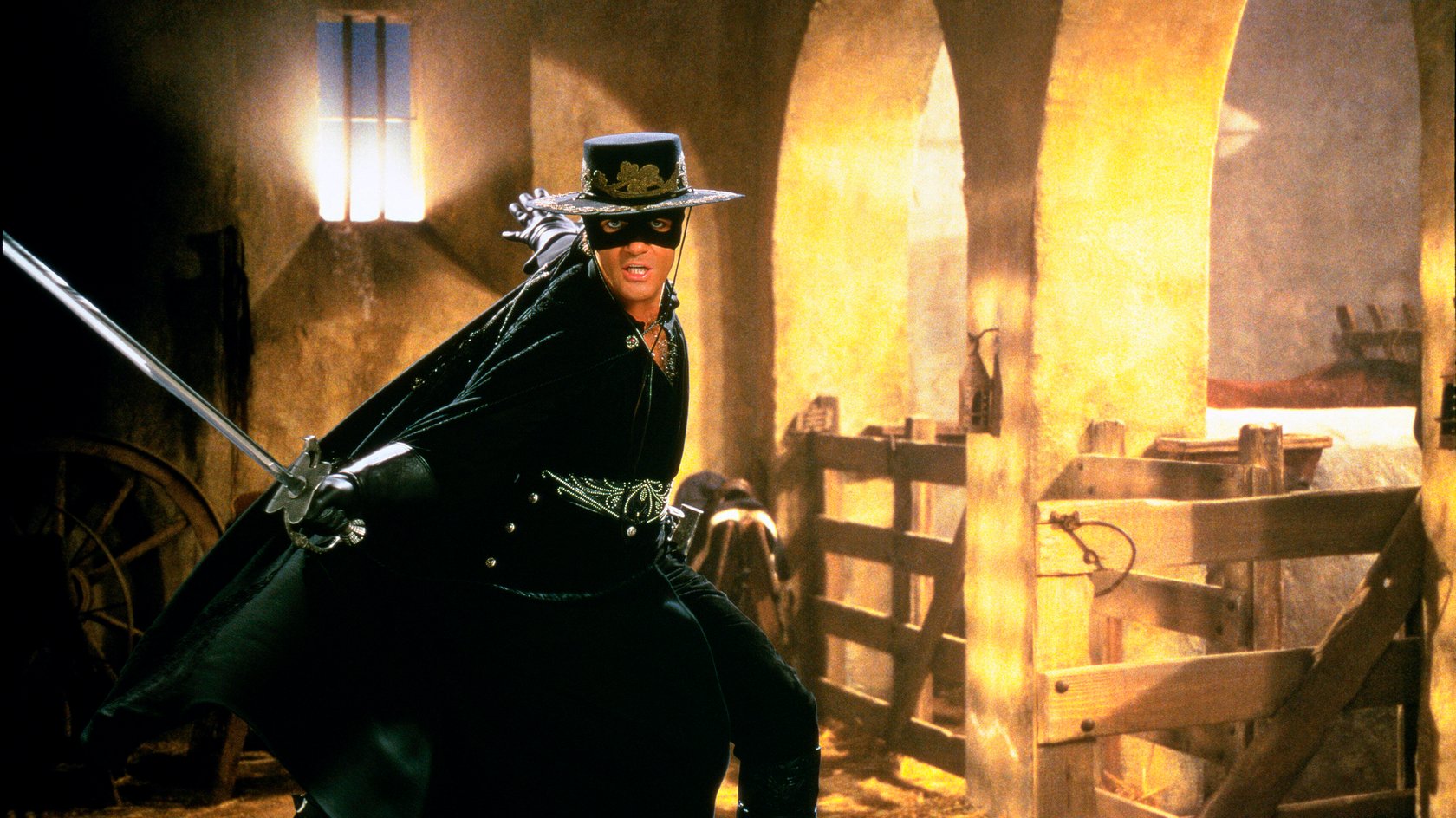 Antonio Banderas in „Die Maske des Zorro“.