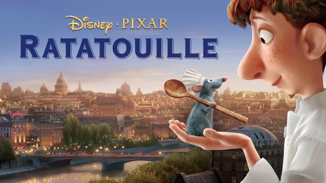 In „Ratatouille“ muss die Ratte Rémy seine Kochkünste unter Beweis stellen.