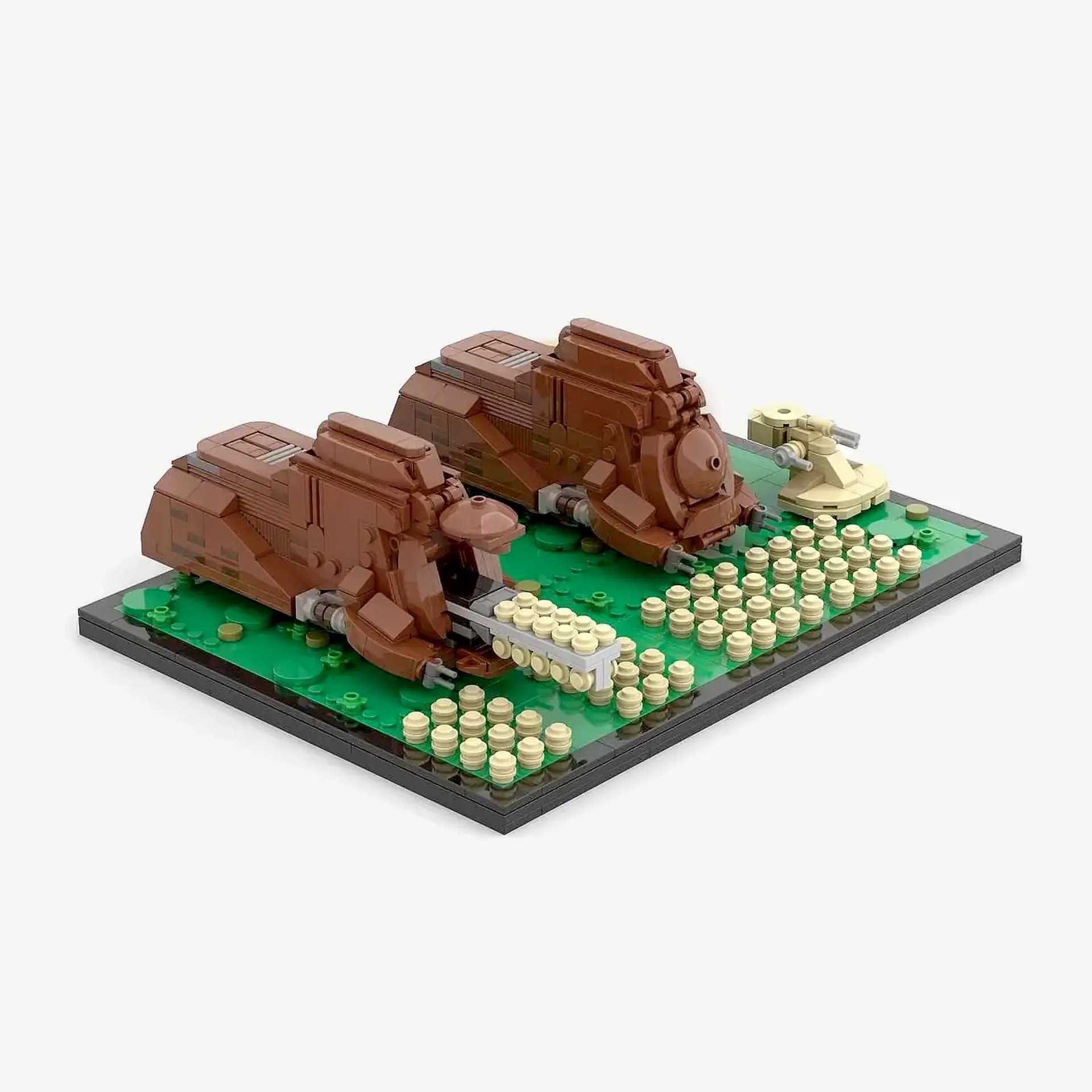 Invasion der Roboterarmee Klemmbaustein-Set der Marke Modbrix | Artikel-Nr. 108715