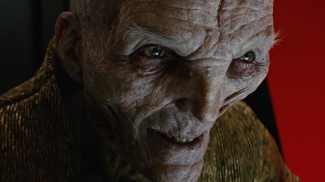 Snoke in „Die letzten Jedi“.