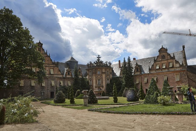 Das Schloss Vitzenburg in Sachsen-Anhalt.