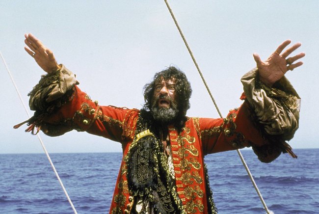 Walter Matthau als Piratenkapitän Red.