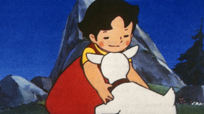 Heidi führt ein beschauliches Leben in den Schweizer Alpen.