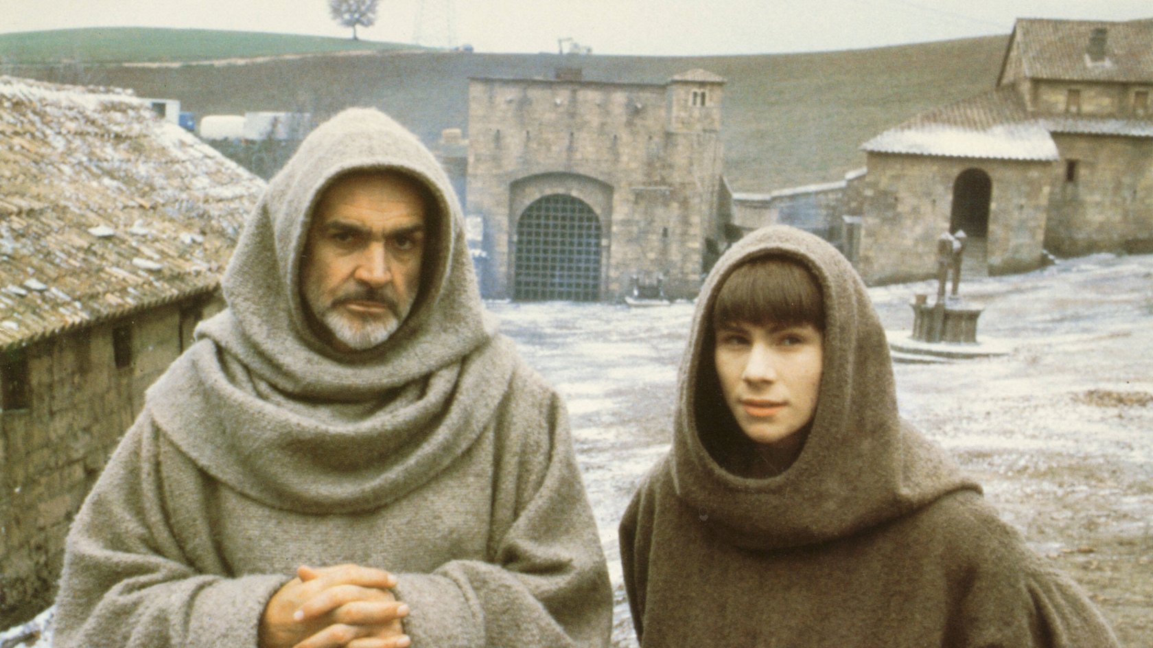 Sean Connery und Christian Slater in „Der Name der Rose“.