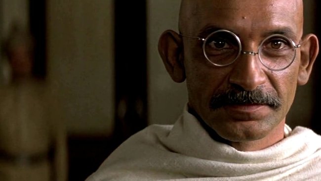Ben Kingsley als Gandhi.
