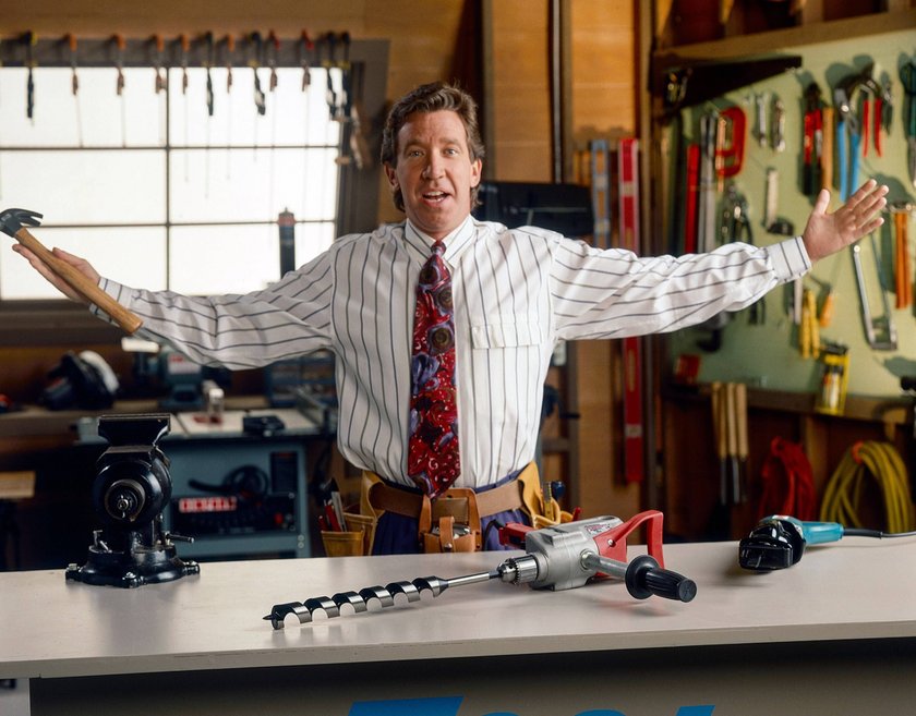 HOME IMPROVEMENT, Tim Allen, 1992, 1991-99. ph: Bob D Amico/Touchstone Television / Courtesy: Everett CollectionT2DHOIM TO002 PUBLICATIONxINxGERxSUIxAUTxONLY Copyright: xx T2DHOIM TO002 T2DHOIM_TO002_H