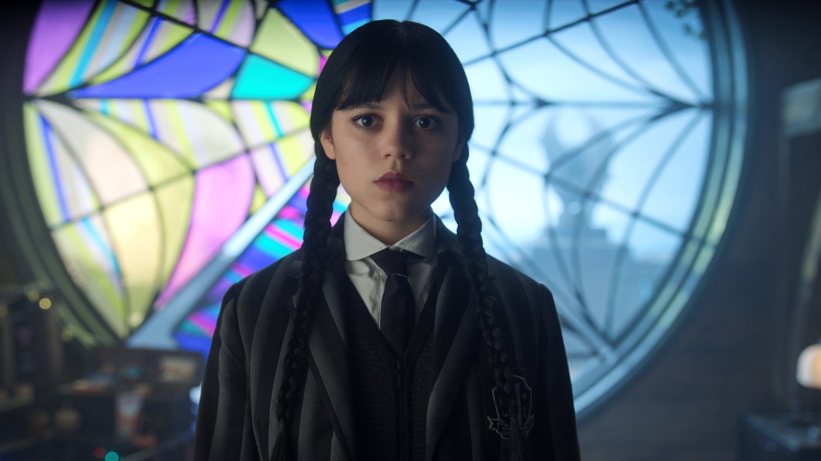 Wednesday. Jenna Ortega as Wednesday Addams in episode 202 of Wednesday. Cr. Courtesy of Netflix © 2025