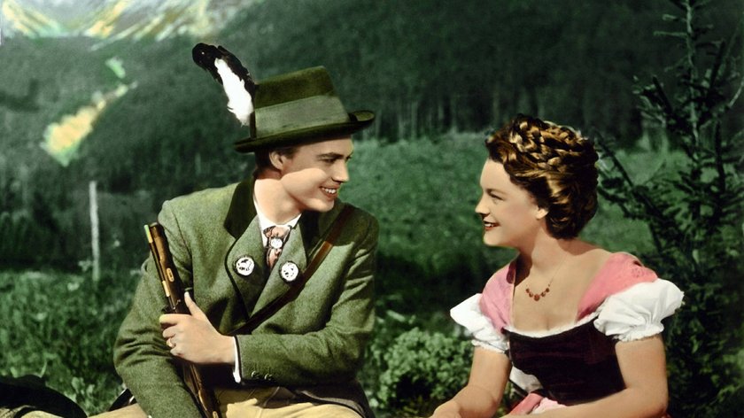 Karlheinz Böhm und Romy Schneider in „Sissi“.