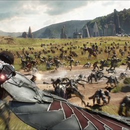 Marvel Studios' AVENGERS: INFINITY WAR

Falcon (Anthony Mackie) flying over Wakanda battlefield

Photo: Film Frame

Â©Marvel Studios 2018 Poster