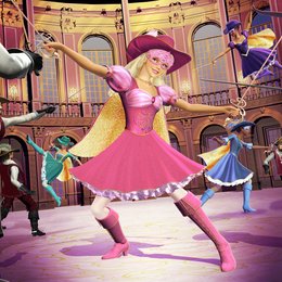 Barbie und Die Drei Musketiere / Barbie als "Die Prinzessin und das Dorfmädchen" / Barbie und Die Drei Musketiere Poster
