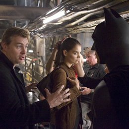 Batman Begins / Christian Bale / Katie Holmes / Set Poster