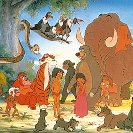 Dschungelbuch, Das / Zeichentrickfiguren Poster