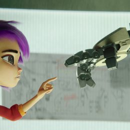 Das Mädchen und ihr Roboter Poster