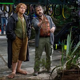Hobbit: Eine unerwartete Reise, Der / Set / Martin Freeman / Peter Jackson Poster