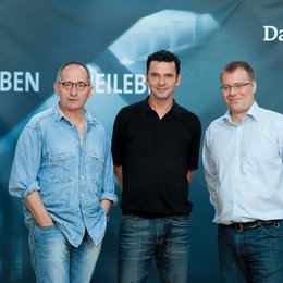 Dominik Graf, Christian Petzold und Christoph Hochhäusler (v.l., Regisseure von "Dreileben") Poster