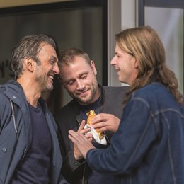 Filmtage Hof 2019 - Regisseur Savas Ceviz und Max Riemelt von »Kopfplatzen« mit Thorsten Schaumann Poster