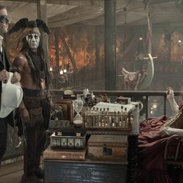 Lone Ranger / Armie Hammer / Johnny Depp / Helena Bonham Carter Poster