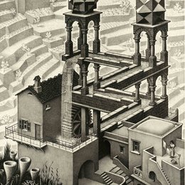 M. C. Escher - Reise in die Unendlichkeit Poster