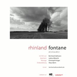 Rhinland. Fontane Poster