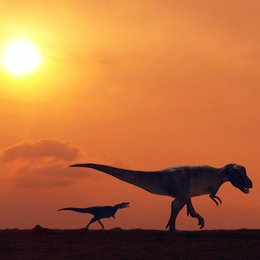 Säugetiere gegen Dinosaurier Poster