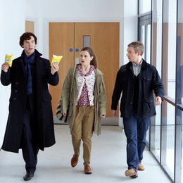Sherlock: Der Reichenbachfall / Benedict Cumberbatch / Loo Brealey / Martin Freeman Poster