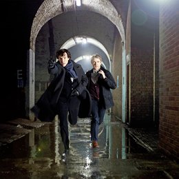 Sherlock (Staffel 1) / Sherlock: Ein Fall von Pink / Benedict Cumberbatch / Martin Freeman Poster