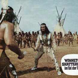 Winnetou und Old Shatterhand im Tal der Toten / Pierre Brice Poster