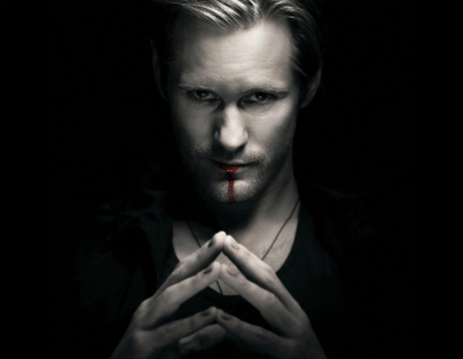 In seiner Paraderolle als Vampir Eric Northman in "True Blood" © Warner