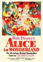 Poster Alice im Wunderland