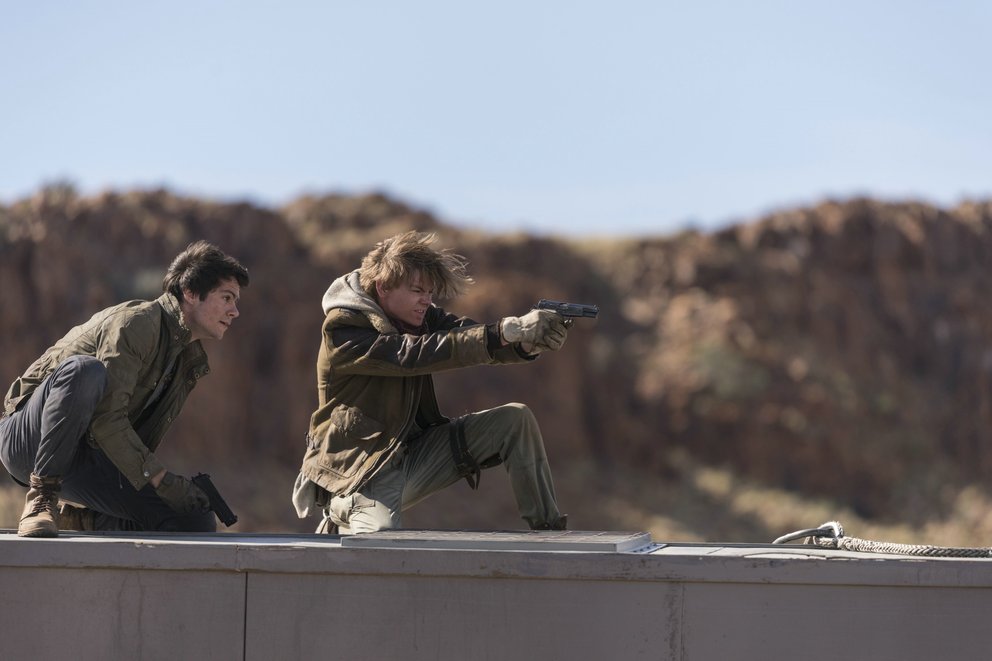 Dylan O'Brien als Thomas und Thomas Brodie-Sangster als Newt in "Maze Runner 3" © Twentieth Century Fox